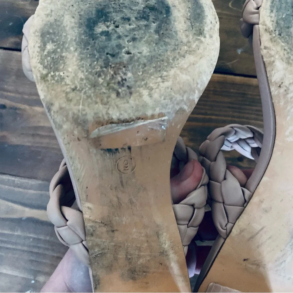 Braided wedge heel sandals - Picture 10 of 10
